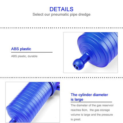 Kitchen Toilet High Pressure Drain Pipes Sinks Air Power Blaster Cleaner Plunger Clog Remover