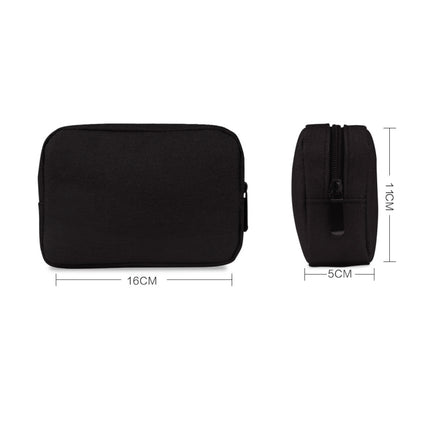 Simple Multi-functional Digital Device Travel Storage Bag for Phones, Power Bank, U-disk, Earphones, Data Cable and etc, Big Size: 23*11*5cm