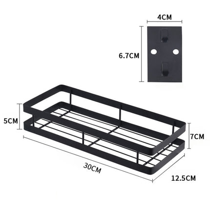 30cm Kitchen Punch-free Wall Mount Seasoning Storage Rack