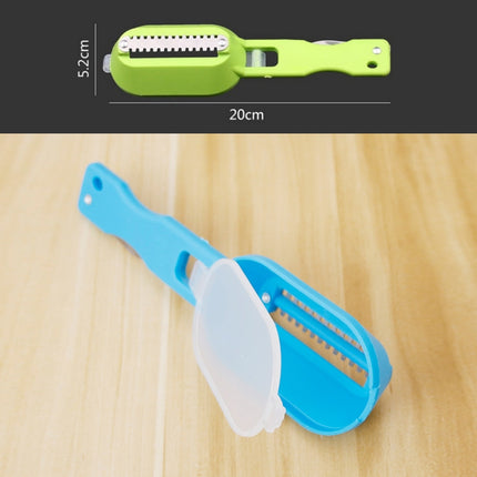 2 PCS Kitchen Essential Fish Scraper Fish Scale Planing Knife with Cover