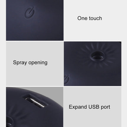 3 in 1 Multi-function USB Charge Mushroom Shape Electric Aroma Essential Ultrasonic Aromatherapy Cool Mist Humidifier with Extended USB Port - DealBuddy