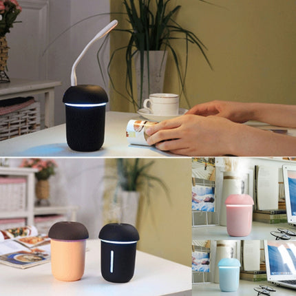 3 in 1 Multi-function USB Charge Mushroom Shape Electric Aroma Essential Ultrasonic Aromatherapy Cool Mist Humidifier with Extended USB Port - DealBuddy