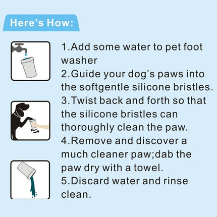 Pet Antiseptic Products Silicone Wash Feet Cleaning Cup Size: S - DealBuddy