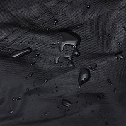 Anti-UV Waterproof Dust-proof 210D Oxford Cloth Folding Table Chairs Protective Cover Outdoor Furniture Set Cover, Size: 242*162*100cm(Black)
