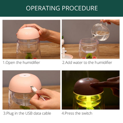 Imycoo WT602 2W Portable Mini Micro Landscape Design USB Charge Aromatherapy Air Humidifier with LED Colorful Light, Water Tank Capacity: 180ml, DC 5V - DealBuddy