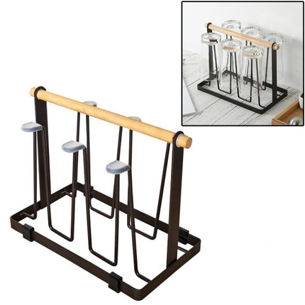 Iron Kitchen Cup Holder Drain Shelf - DealBuddy