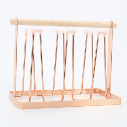 Iron Kitchen Cup Holder Drain Shelf