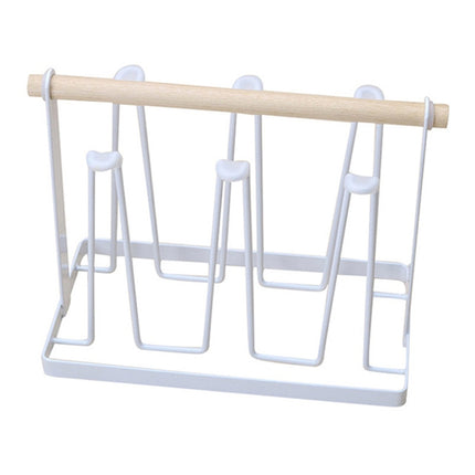 Iron Kitchen Cup Holder Drain Shelf
