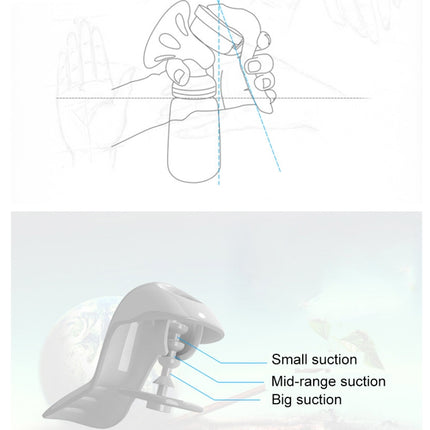 REAL BUBEE Maternity Products PP Manual Suckling Breast Milk Pump for Mama