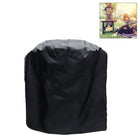 Outdoor Anti-UV Waterproof Dust-proof 210D Oxford Cloth BBQ Circle Protective Bag Charcoal Barbeque Grill Cover, Size: 58x77cm