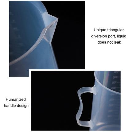 500ml PP Plastic Flask Digital Measuring Cup Cylinder Scale Measure Glass Lab Laboratory Tools