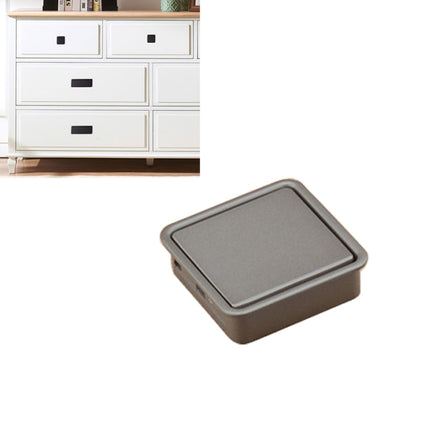 Simple Wardrobe Slotted Scrub Handle Concealed Recessed Drawer Invisible Handle, Single Hole