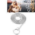 Pet Collars Pet Neck Strap Dog Neckband Snake Chain Dog Chain  Solid  Metal Chain Dog Collar，Length:35cm, 35cm - DealBuddy