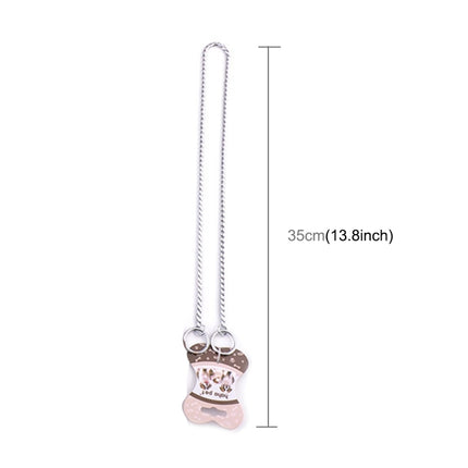 Pet Collars Pet Neck Strap Dog Neckband Snake Chain Dog Chain  Solid  Metal Chain Dog Collar，Length:35cm, 35cm - DealBuddy
