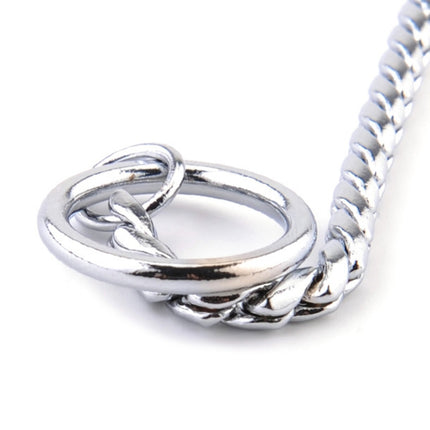 Pet Collars Pet Neck Strap Dog Neckband Snake Chain Dog Chain  Solid  Metal Chain Dog Collar，Length:65cm, 65cm