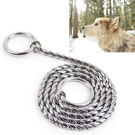 55cm  Pet P Chain Pet Collars Pet Neck Strap Dog Neckband Snake Chain Dog Chain Dog Collar, 55cm - DealBuddy