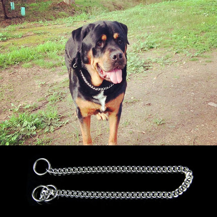 55cm  Pet P Chain Pet Collars Pet Neck Strap Dog Neckband Snake Chain Dog Chain Dog Collar, 55cm - DealBuddy