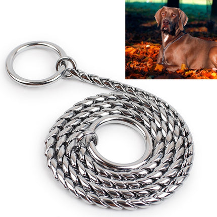 60cm Pet P Chain Pet Collars Pet Neck Strap Dog Neckband Snake Chain Dog Chain Dog Collar, 60cm - DealBuddy
