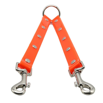 TPU Material Pet Dogs 2 in 1 Tangle-free Traction Rope Double Pet Dog Walking Leash, Length: 25 cm, 2 in 1 (Black), 25 cm (Orange), 25 cm (Green), 2 in 1 (Red), 2 in 1 (Yellow) - DealBuddy