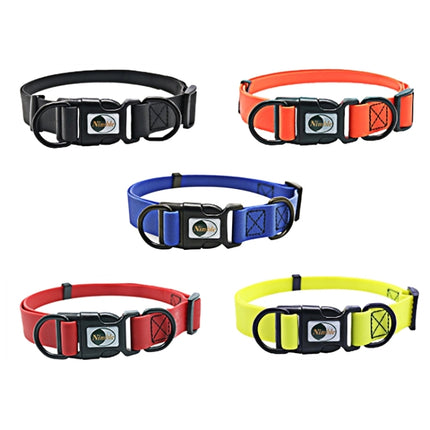 PVC Material Waterproof Adjustable Dual Loop Pet Dogs Collar, Suitable for Ferocious Dogs, Size: L, Collar Size: 39-63 cm, Size: L - DealBuddy