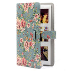 Rose Pattern 3 inch DIY PU Mini Creativity Insert Type 32 Pages Exquisite Photo Album for Polaroid