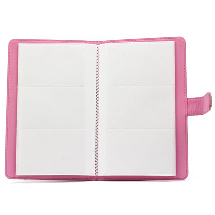 Pink Flamingo Pattern 3 inch DIY PU Mini Creativity Insert Type 32 Pages Exquisite Photo Album for Polaroid