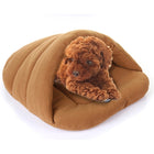 Slipper Shape Polar Fleece Warm Thicken Pet Dogs Cats House Size: L, 58×68×32cm, Size: L - DealBuddy