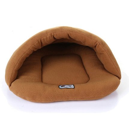 Slipper Shape Polar Fleece Warm Thicken Pet Dogs Cats House Size: L, 58×68×32cm, Size: L - DealBuddy