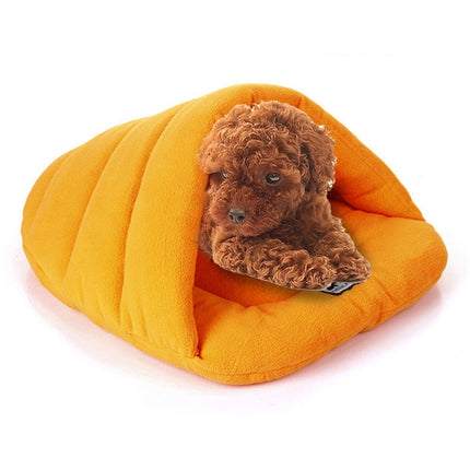 Slipper Shape Polar Fleece Warm Thicken Pet Dogs Cats House Size: L, 58×68×32cm, Size: L - DealBuddy