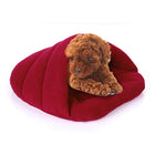 Slipper Shape Polar Fleece Warm Thicken Pet Dogs Cats House Size: L, 58×68×32cm, Size: L - DealBuddy