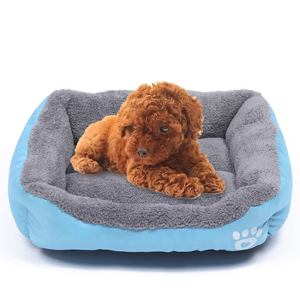 Candy Color Four Seasons Genuine Warm Pet Dog Kennel Mat Teddy Dog Mat, Size: M, 54×42×12cm, Size: M - DealBuddy