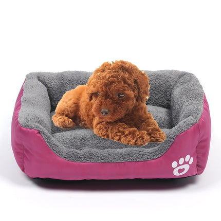 Candy Color Four Seasons Genuine Warm Pet Dog Kennel Mat Teddy Dog Mat, Size: M, 54×42×12cm, Size: M - DealBuddy