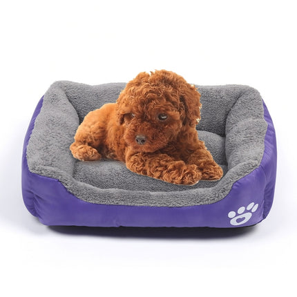 Candy Color Four Seasons Genuine Warm Pet Dog Kennel Mat Teddy Dog Mat, Size: S, 43×32×10cm, Size: S - DealBuddy