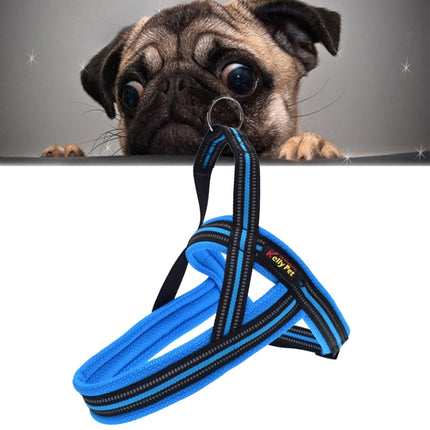 Pet Dogs A7 Reflective Polyester Chest Harness Lead Leash Traction Big Dogs Safety Chain Rope Collar, Size: L, 2.5*68*84cm, Size: L, 2.5*68*84cm - DealBuddy