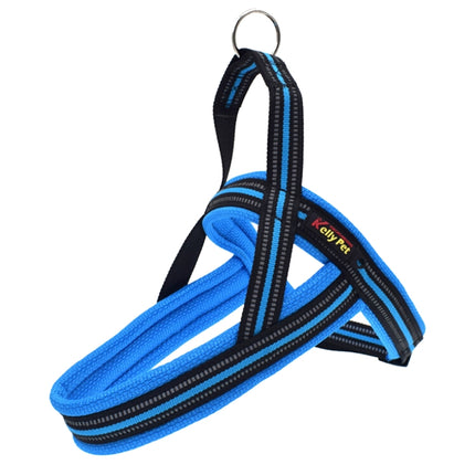 Pet Dogs A7 Reflective Polyester Chest Harness Lead Leash Traction Big Dogs Safety Chain Rope Collar, Size: L, 2.5*68*84cm, Size: L, 2.5*68*84cm - DealBuddy