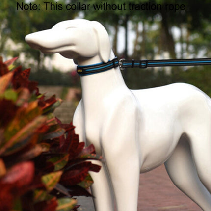 Pet Dogs Polyester Reflective Breathable Pets Collar Traction Lead Leash, Size: M, 2.5*42*47cm, Size: M, 2.5*42*47cm - DealBuddy