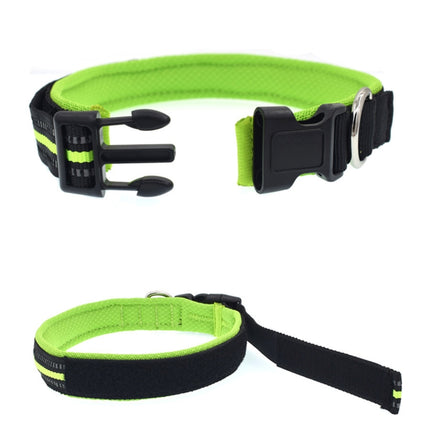 Pet Dogs Polyester Reflective Breathable Pets Collar Traction Lead Leash, Size: L, 2.5*47*54cm, Size: L, 2.5*47*54cm - DealBuddy