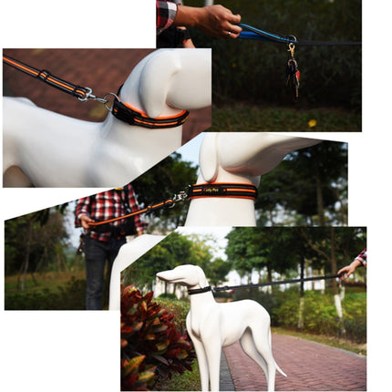 Pet Dogs Nylon Night Reflective Breathable Handheld Traction Lead Leash, Size: S, Adjustable Range: 2.0*(100-140cm), Size: S, Adjustable Range: 2.0*(100-140cm) - DealBuddy