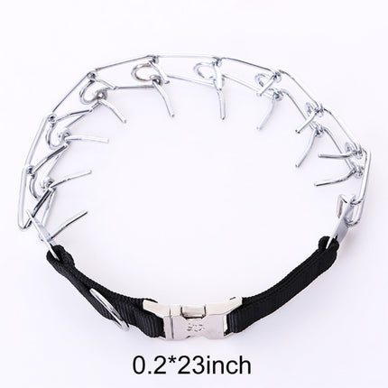 Pet Dogs High Quality Metal Collar Adjustable Chain Specific Training Dogs Chain Collar, Size: 4.0mm*60cm, Dogs Chain Collar - DealBuddy
