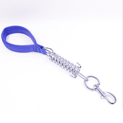 Pet Medium Large Dogs Cushion Traction Rope Spring Foam Handle Explosion-proof Short Chain, Size: 3mm*40cm, Foam Width: 2cm, Size: 3mm*40cm, Foam Width: 2cm - DealBuddy