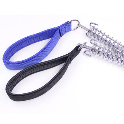 Pet Medium Large Dogs Cushion Traction Rope Spring Foam Handle Explosion-proof Short Chain, Size: 3mm*40cm, Foam Width: 2cm, Size: 3mm*40cm, Foam Width: 2cm - DealBuddy