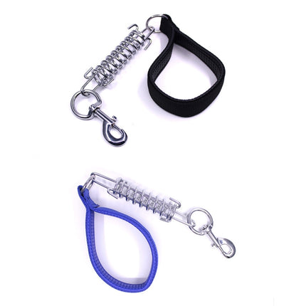 Pet Medium Large Dogs Cushion Traction Rope Spring Foam Handle Explosion-proof Short Chain, Size: 3mm*40cm, Foam Width: 2cm, Size: 3mm*40cm, Foam Width: 2cm - DealBuddy