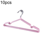 10pcs Household Stainless Steel PVC Coating Anti-skid Traceless Clothes Drying Rack