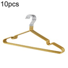 10pcs Household Stainless Steel PVC Coating Anti-skid Traceless Clothes Drying Rack