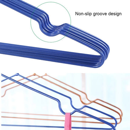 10pcs Household Stainless Steel PVC Coating Anti-skid Traceless Clothes Drying Rack