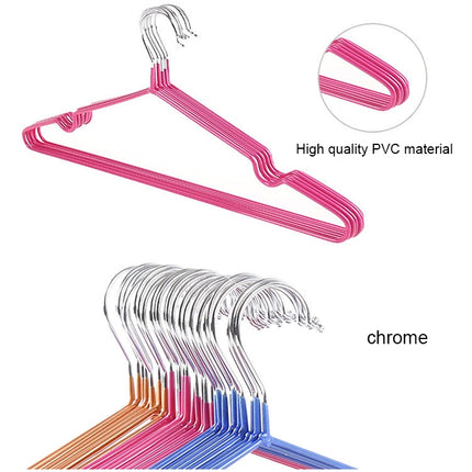 10pcs Household Stainless Steel PVC Coating Anti-skid Traceless Clothes Drying Rack - DealBuddy