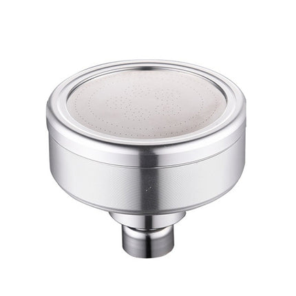 Removable and Washable Space Aluminum Plated Round Pressurized Top Spray Shower Head, Size: 82mm