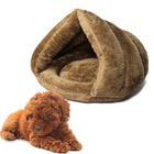 Triangular Cat Kennel Warm Thicken Mongolian Yurt Pet Dogs Cats House Size: M, 40×40×30cm, Size: M - DealBuddy