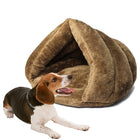 Triangular Cat Kennel Warm Thicken Mongolian Yurt Pet Dogs Cats House Size: L, 45×45×33cm, Size: L - DealBuddy