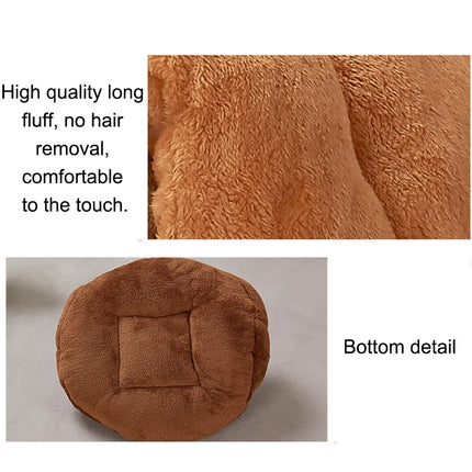 Triangular Cat Kennel Warm Thicken Mongolian Yurt Pet Dogs Cats House Size: L, 45×45×33cm, Size: L - DealBuddy